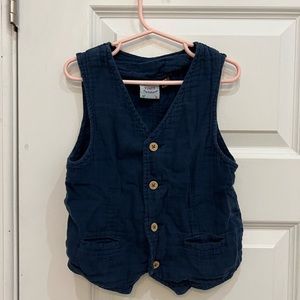Fore!! Axel & Hudson four button blue vest Size M (5/6)